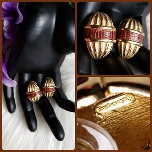 | Rare Vintage Signed Burberry Studs |